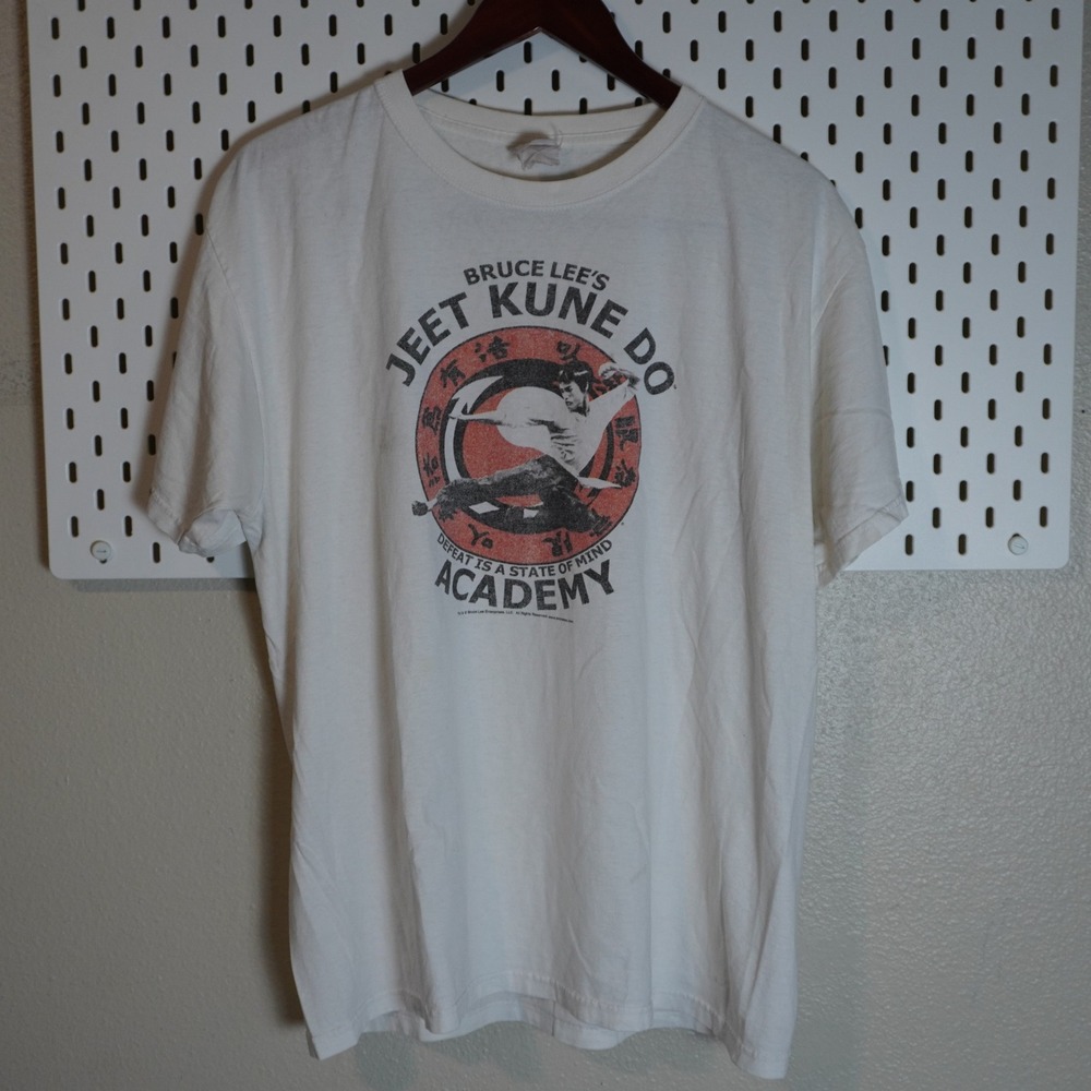 Bruce Lee Jeet Kune Do Academy‎ T-Shirt Martial Arts Training Mens Large